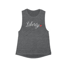 Load image into Gallery viewer, Liberty, Flowy Scoop Muscle Tank
