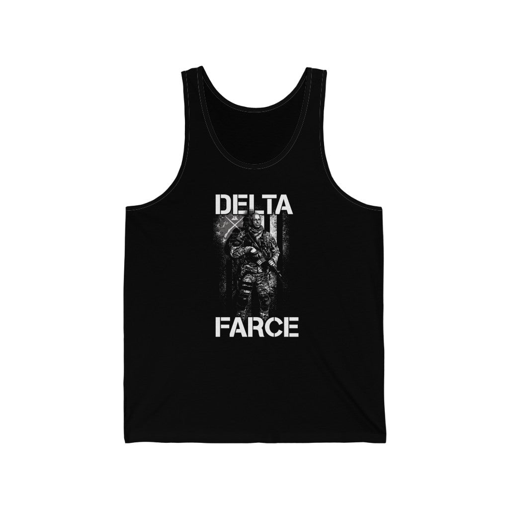 Delta Farce Black Men's Tank