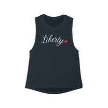 Load image into Gallery viewer, Liberty, Flowy Scoop Muscle Tank
